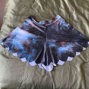 Black Milk Galaxy Black Shorties size L